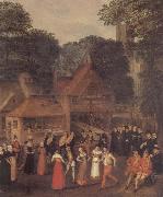 joris Hoefnagel A Fete at Bermondsey china oil painting reproduction